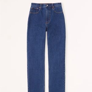 Abercrombie & Fitch Blue Straight Leg Jeans